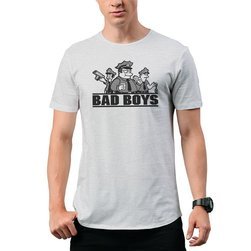 Koszulka Bluzka Męska Geek Bad Boys Simpsonowie