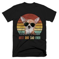 Koszulka Dzień Ojca Taty Chihuahua Prezent