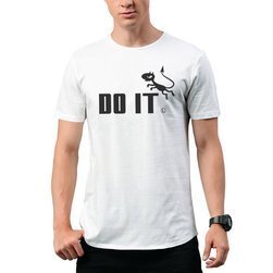 Koszulka Męska Prezent Luci DO IT Logo Parodia