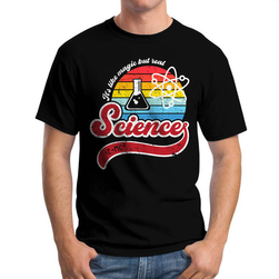 Koszulka Męska Science Nauka Geek