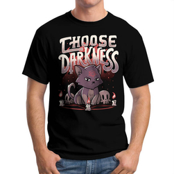 Koszulka Męska Śmieszna Choose Darkness