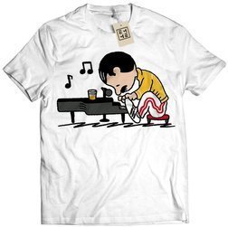 Koszulka Męska T-shirt Queen Freddie Mercury Peanuts