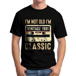 Koszulka Na Urodziny 40 Lat 1981 Vintage Geek