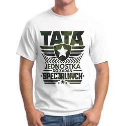 Koszulka Prezent Dzień Ojca Tata Military