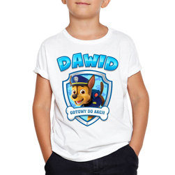Koszulka Psi Patrol Imię Prezent Dziecięca