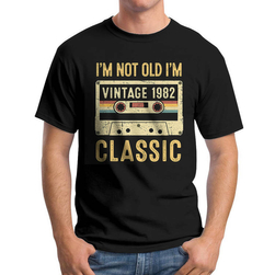 Koszulka Urodziny 1982 Vintage Kaseta