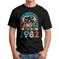 Koszulka Urodziny Camper Kemping 1982 40 lat