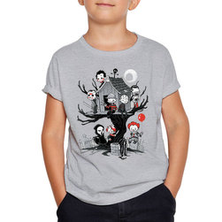 Koszulka dla chłopca Halloween Sport Grey
