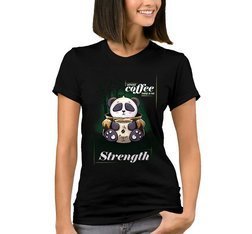 Koszulka z Nadrukiem Yoga Joga Panda Medytacja
