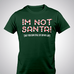Not Santa! (męska koszulka t-shirt)