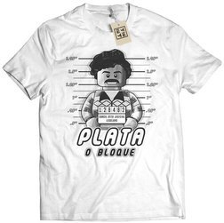 Plata o Bloque (męska koszulka t-shirt)