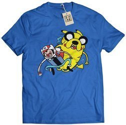 Poke Adventure Time (męska koszulka t-shirt)