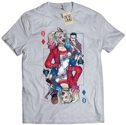 Quinn of Diamonds (męska koszulka t-shirt) 
