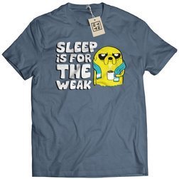 SLEEP IS FOR THE WEAK (męska koszulka t-shirt)