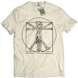 Vitruvian Scientist (męska koszulka t-shirt)