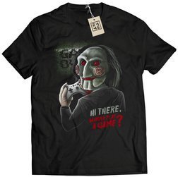 Wanna Play a Game? (męska koszulka t-shirt)