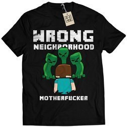 Wrong Neighborhood (męska koszulka t-shirt)