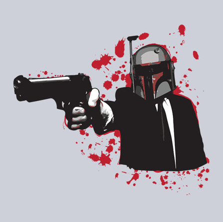 Agent Boba Fett (męska koszulka t-shirt)