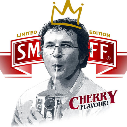 Cherry Flavoured Alexei Smirnoff (męska koszulka t-shirt)