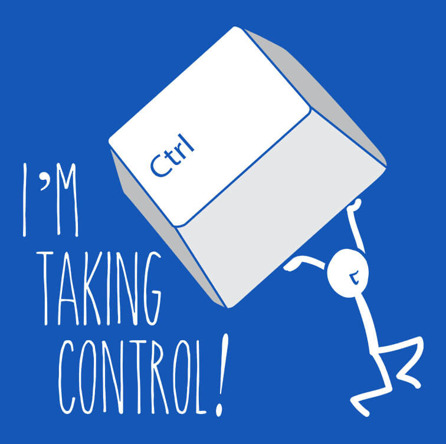 I'm Taking Control! (męska koszulka t-shirt)