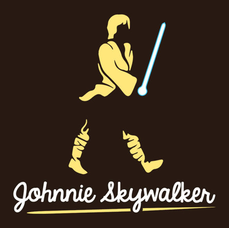 Johnnie Skywalker (męska koszulka t-shirt)