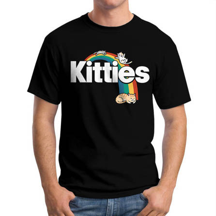 Koszulka Męska Kitties Logo Koty