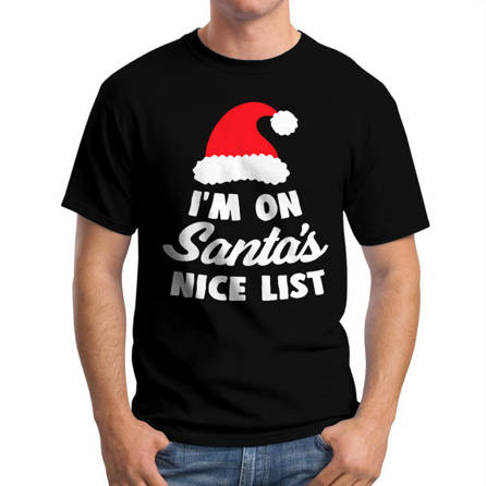Koszulka Męska Mikołaj Boże Narodzenie