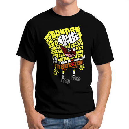 Koszulka Męska Spongebob Kanciastoporty