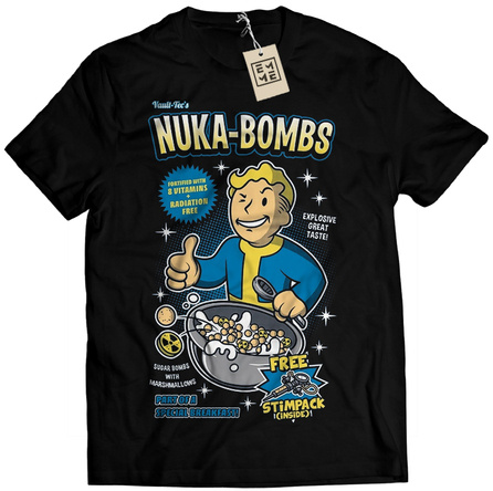 Koszulka Męska T-shirt Nuka Cola Fallout Vault Boy