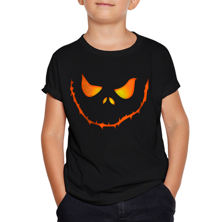 Koszulka dla Chłopca Zombie Halloween Dynia