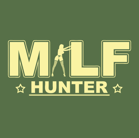 MILF Hunter (męska koszulka t-shirt)