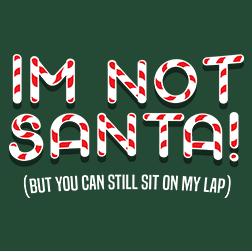 Not Santa! (męska koszulka t-shirt)