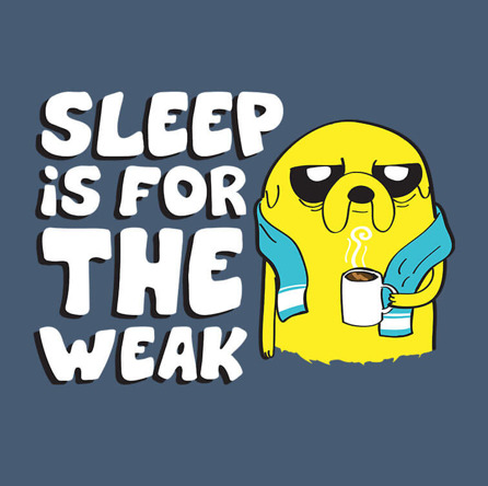 SLEEP IS FOR THE WEAK (męska koszulka t-shirt)
