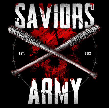 The Saviors Army (męska koszulka t-shirt)